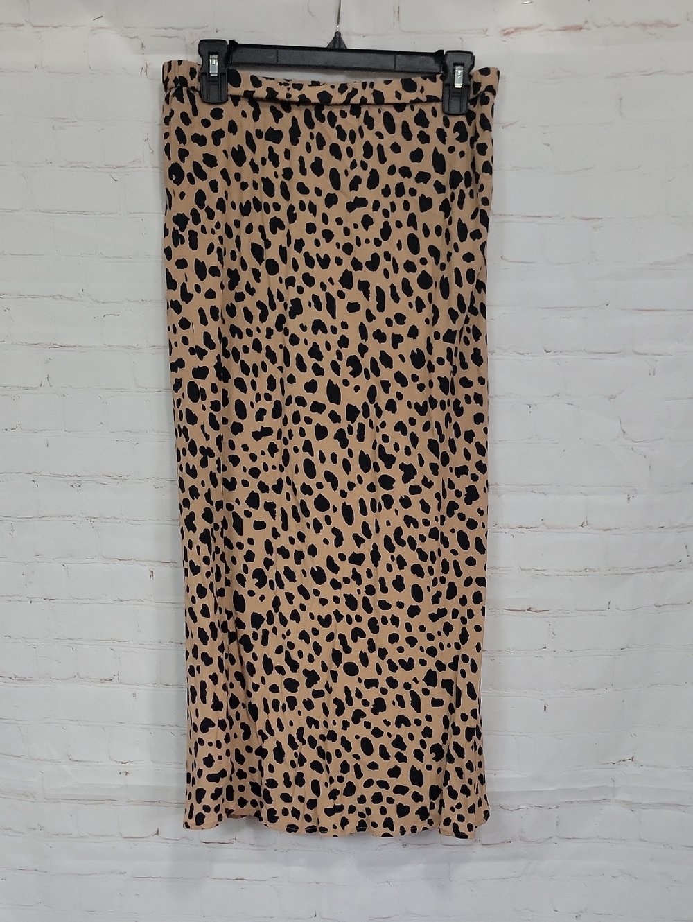 GAP Leopard Print Maxi Skirt - Tan and Black